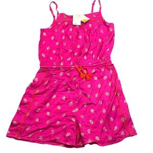 NWT Boden Fuscia Romper Girls 13-14y